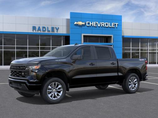 Black 2026 Chevrolet Silverado 1500 Custom