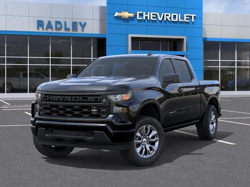 Black 2026 Chevrolet Silverado 1500 Custom