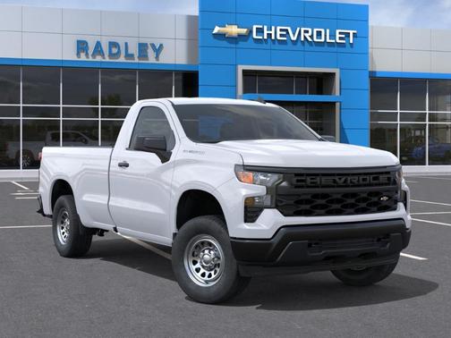 Summit White 2026 Chevrolet Silverado 1500 WT