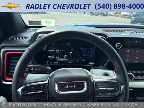 Dynamic Blue Metallic 2023 GMC Canyon AT4X