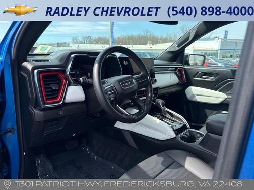 Dynamic Blue Metallic 2023 GMC Canyon AT4X