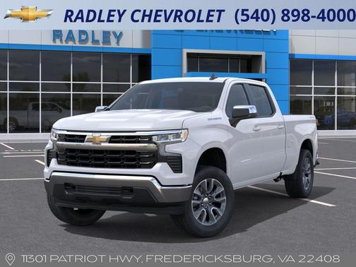 Summit White 2026 Chevrolet Silverado 1500 LT