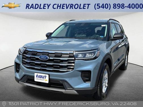 Blue 2025 Ford Explorer Active