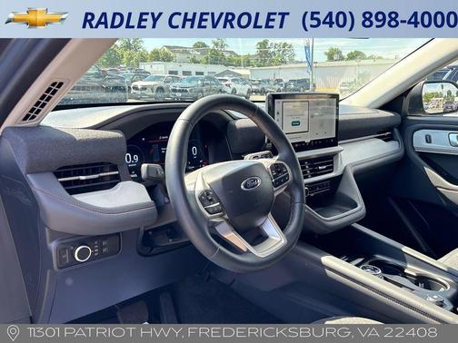 Blue 2025 Ford Explorer Active