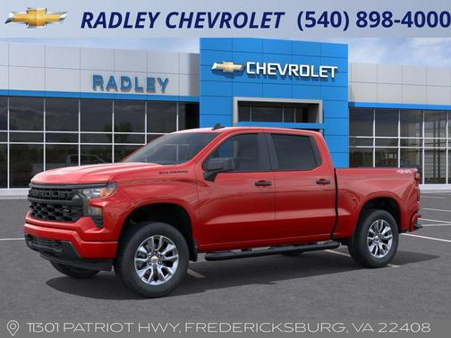 Red 2026 Chevrolet Silverado 1500 Custom