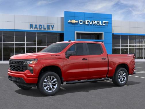 Red 2026 Chevrolet Silverado 1500 Custom