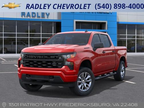 Red 2026 Chevrolet Silverado 1500 Custom