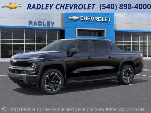 Black 2026 Chevrolet Silverado EV LT