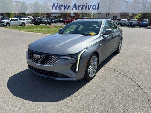 Satin Steel Metallic 2021 Cadillac CT4 Premium Luxury