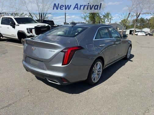 Satin Steel Metallic 2021 Cadillac CT4 Premium Luxury