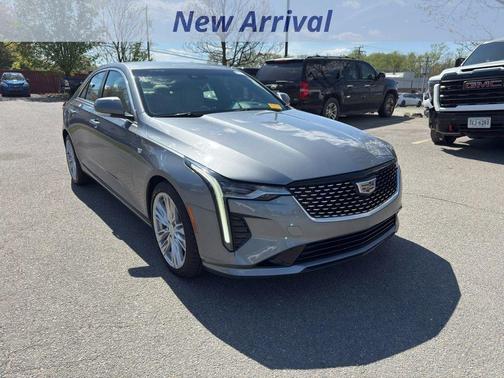 Satin Steel Metallic 2021 Cadillac CT4 Premium Luxury