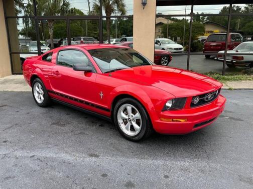 Red 2007 Ford Mustang Premium