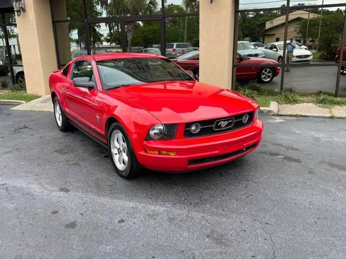 Red 2007 Ford Mustang Premium