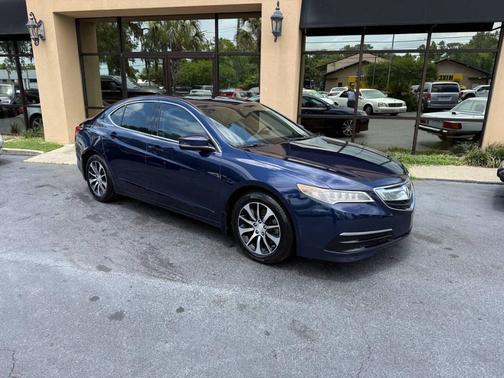 Fathom Blue Pearl 2015 Acura TLX Tech