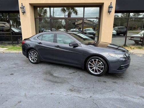 Fathom Blue Pearl 2015 Acura TLX Tech