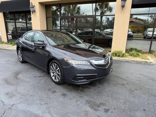 Fathom Blue Pearl 2015 Acura TLX Tech