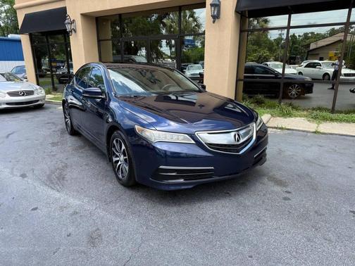 Fathom Blue Pearl 2015 Acura TLX Tech