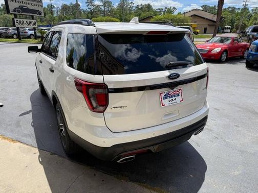 White Platinum Metallic Tri-Coat 2016 Ford Explorer Sport