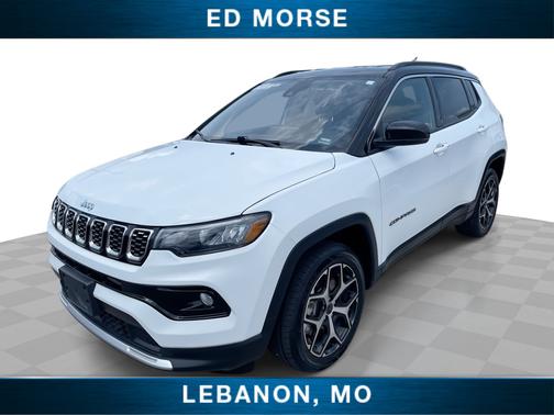 Bright White Clearcoat 2025 Jeep Compass Limited 4x4