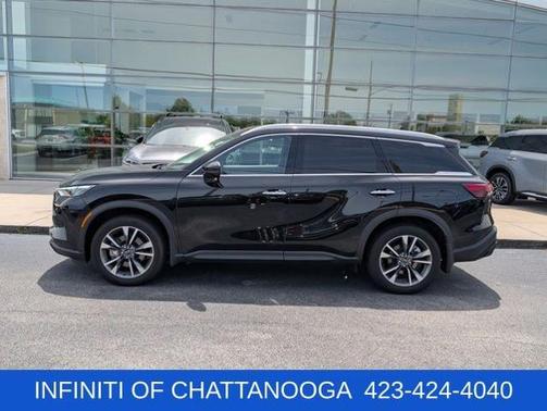 Diamond Black 2025 INFINITI QX60 LUXE