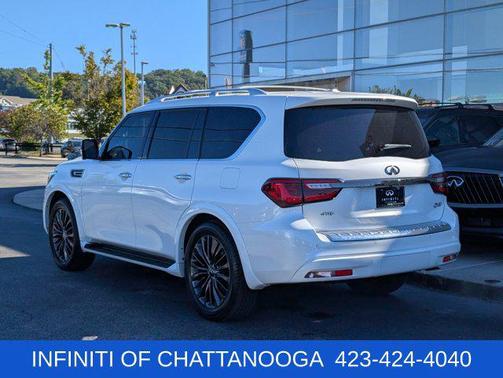 Moonstone White 2021 INFINITI QX80 PREMIUM SELECT AWD