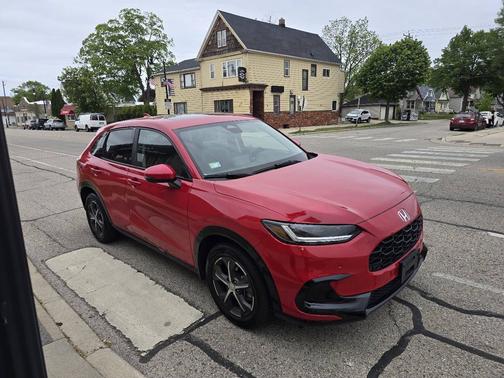 Milano Red 2025 Honda HR-V EX-L AWD CVT