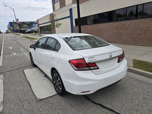 Taffeta White 2014 Honda Civic 4dr CVT LX