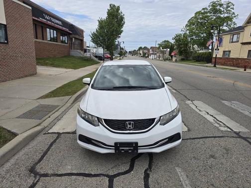 Taffeta White 2014 Honda Civic 4dr CVT LX
