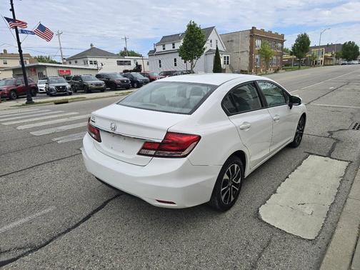 Taffeta White 2014 Honda Civic 4dr CVT LX