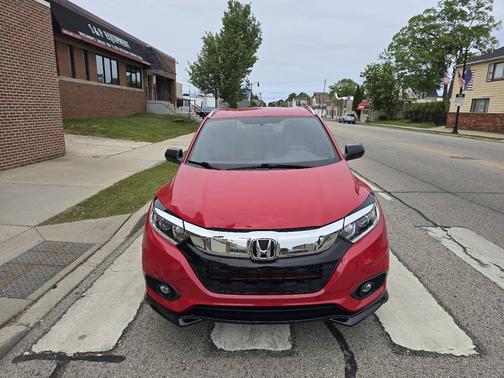 Milano Red 2022 Honda HR-V Sport AWD CVT