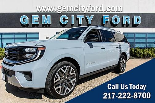 Glacier Gray Metallic 2026 Ford Expedition Max Platinum