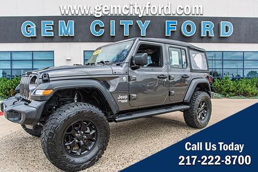 Granite Crystal Clearcoat Metallic 2019 Jeep Wrangler Unlimited Sport