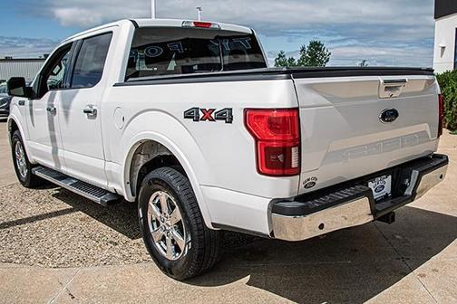 White Platinum Tri-Coat Metallic 2018 Ford F-150 Lariat