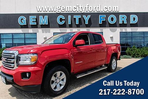 Cardinal Red 2015 GMC Canyon SLE