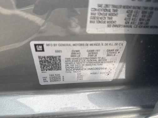 2021 Chevrolet Silverado 1500 Custom