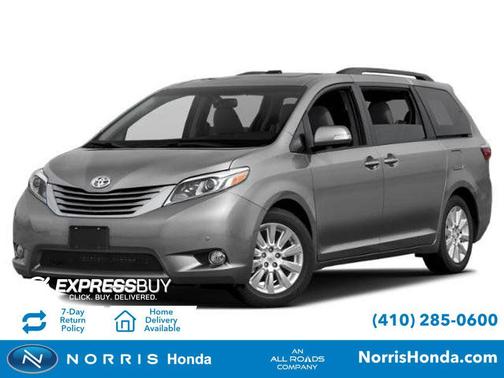 Silver Sky Metallic 2015 Toyota Sienna Limited Premium