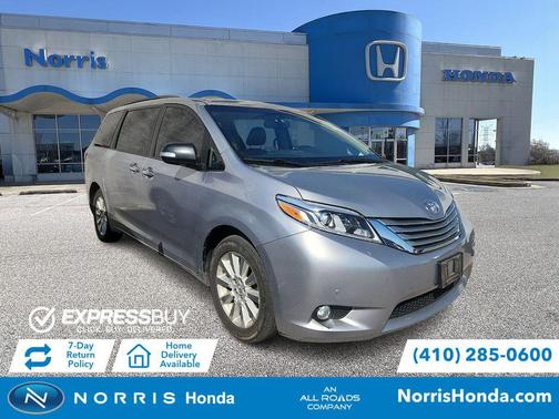 Silver Sky Metallic 2015 Toyota Sienna Limited Premium