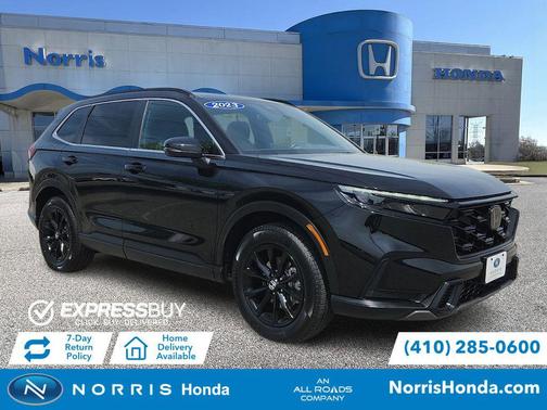 Crystal Black Pearl 2023 Honda CR-V Hybrid Sport AWD