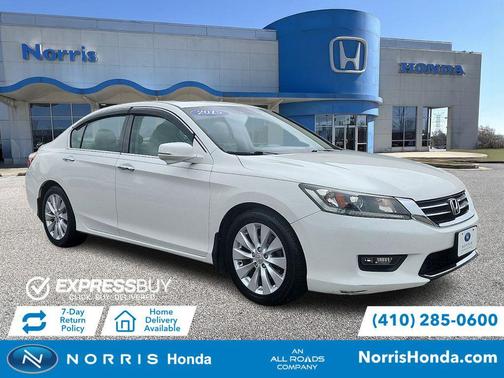 White Orchid Pearl 2015 Honda Accord EX-L