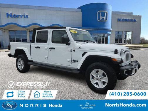 Bright White Clearcoat 2022 Jeep Gladiator Sport S