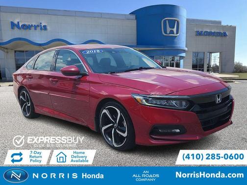 Radiant Red Metallic 2018 Honda Accord Sport