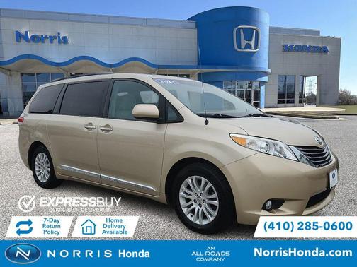 Sandy Beach Metallic 2014 Toyota Sienna XLE