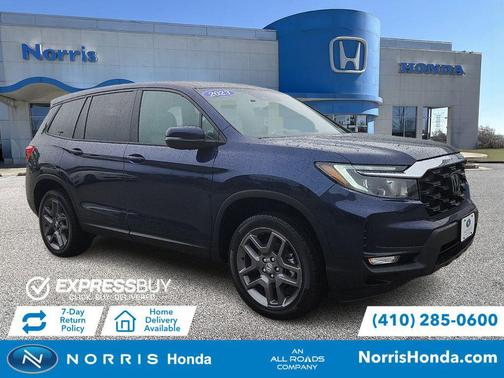 Obsidian Blue Pearl 2023 Honda Passport AWD EX-L