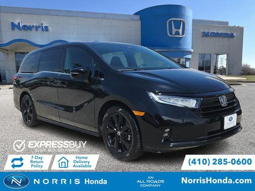 Crystal Black Pearl 2024 Honda Odyssey Sport