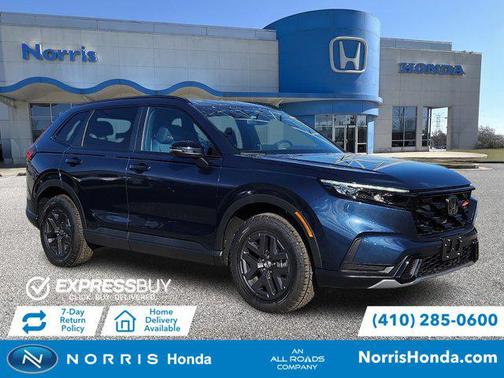 Canyon River Blue Metallic 2026 Honda CR-V Hybrid TrailSport AWD