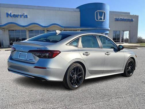 Solar Silver Metallic 2026 Honda Civic Hybrid Sport