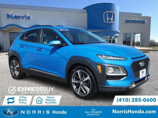 Surf Blue 2019 Hyundai KONA Limited