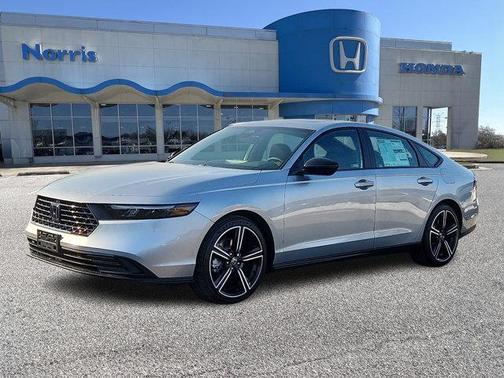 Solar Silver Metallic 2026 Honda Accord Hybrid Sport