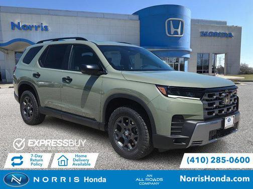 Ash Green Metallic 2026 Honda Pilot TrailSport
