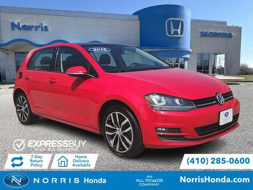 Tornado Red 2016 Volkswagen Golf TSI SE 4-Door